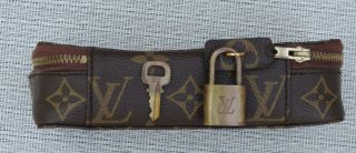 Louis Vuitton Monte Carlo Travel Jewelry case with lock & key - monogram - RARE 3