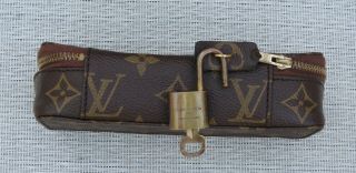 Louis Vuitton Monte Carlo Travel Jewelry case with lock & key - monogram - RARE 4
