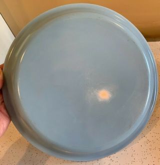 Vintage Pyrex Delphite Blue Glass 210 10” Pie Plate 7