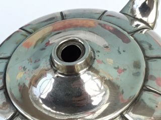 Vintage Solid Silver Alladin Oil Lamp Cigar Lighter 1940/70’s 7