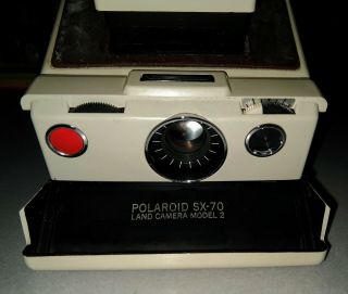 Vintage Ivory Polaroid SX - 70 Land Camera Model 2 Includes FILM & Has been 2