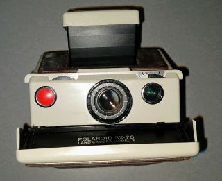 Vintage Ivory Polaroid SX - 70 Land Camera Model 2 Includes FILM & Has been 8