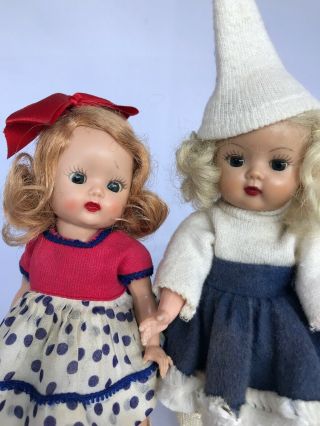 Two Vintage Muffie Nancy Ann Dolls