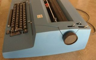 Vintage Blue Typewriter IBM Correcting Selectric II 2 electric 6