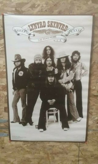 Lynyrd Skynyrd Rock Band 22 " X 34 " The Road Home 1977 Vintage Poster