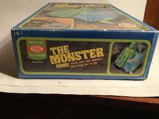 VINTAGE 1970 ' S IDEAL THE MONSTER GAME W/ BOX - 2