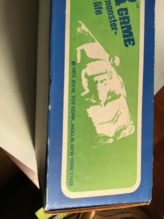 VINTAGE 1970 ' S IDEAL THE MONSTER GAME W/ BOX - 7