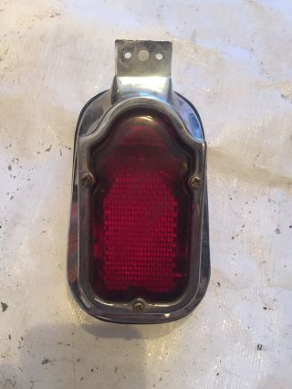 Vintage Harley Davidson Tombstone Style Taillight Assembly