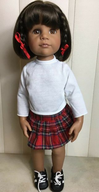 Retired Rare 19 " Claudia Hispanic Doll By Fao Gotz Schwarz