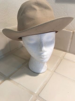 Vintage Stetson Hat Open Road Xxx 3x No Size Tag Lbj Felt Beaver