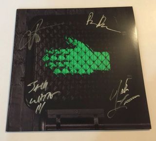 The Raconteurs Signed Help Us Stranger vinyl LP Jack White Brendan Benson rare 2
