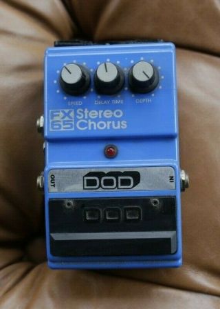 Dod Fx65 Stereo Chorus Vintage 80s Pedal Made In Usa