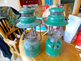 Vintage Coleman Green Lantern 242c Two For One Look