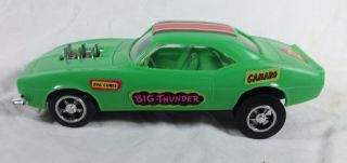Rare Vintage Processed Plastic Mad Models Big Thunder 1967 396 Camaro 2