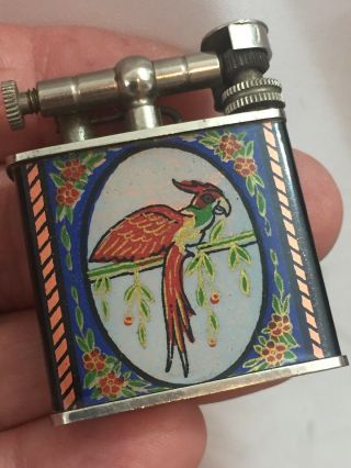 Vintage Beney Model 202 Pocket Lighter - Fantastic Detailed Bird Design - England