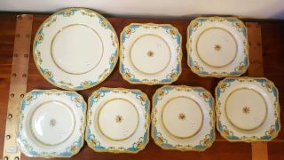 Royal Doulton Roxbury 7 Plates Vintage Pattern H2883