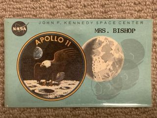 Rare Apollo 11 Blue Vip Launch Viewing Badge