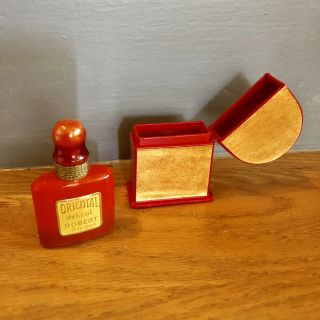 Vintage Oriental Delicat By Robert Fifth Avenue Perfume Bottle Orig Box C.  1930s