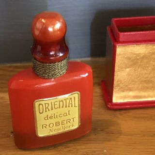 Vintage Oriental Delicat by Robert Fifth Avenue Perfume Bottle Orig Box c.  1930s 2