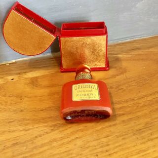 Vintage Oriental Delicat by Robert Fifth Avenue Perfume Bottle Orig Box c.  1930s 3