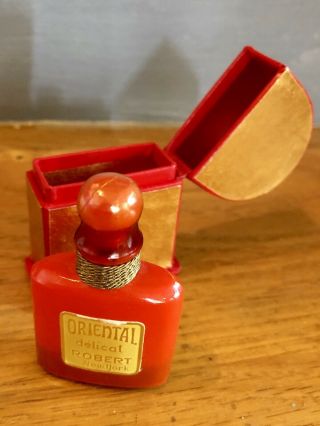 Vintage Oriental Delicat by Robert Fifth Avenue Perfume Bottle Orig Box c.  1930s 6