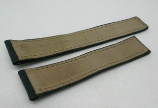 Tag Heuer 20mm Green Leather Strap OEM Vintage 4