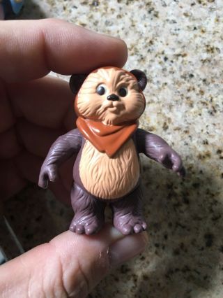 Rare Vintage Star Wars Wicket Figure Ewok Cartoon Series 1985.