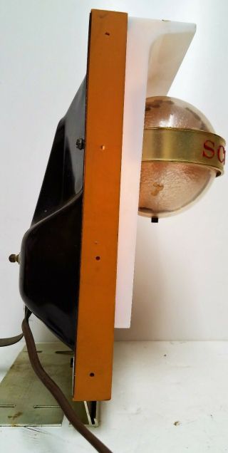 Vintage Schlitz Beer Motion Lighted Spinning Globe Bar Sign Great 6