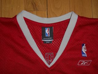 Vintage Reebok TRACY McGRADY Red HOUSTON ROCKETS 1 NBA Team Swingman JERSEY Med 2