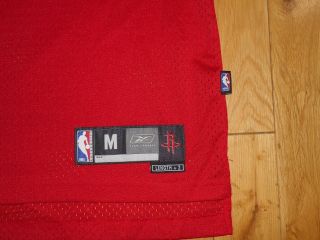 Vintage Reebok TRACY McGRADY Red HOUSTON ROCKETS 1 NBA Team Swingman JERSEY Med 5