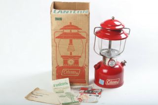 5 Vintage Coleman Camping Lantern 200a " 1970 - 11 " With Box Very