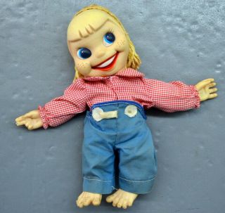 Vintage Rushton Rubber Face Connie Doll White Provisions Company Tagged