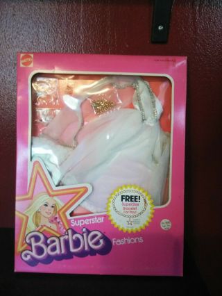 Nos Vintage 1976 Barbie Superstar Fashions Clothing Outfit Rare Clothes 9838