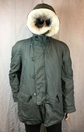 Vintage Greenbrier Industries N - 3b Parka,  Extreme Cold Winter Jacket/coat Mens M