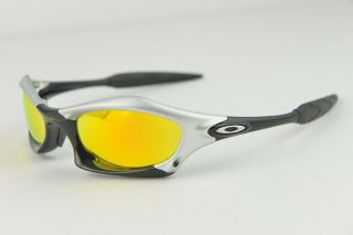 Oakley Splice Fmj Silver - Polished Black/fire Iridium Sunglasses Rare