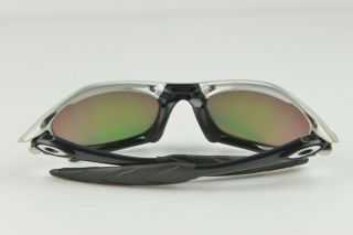 Oakley SPLICE FMJ Silver - Polished Black/Fire Iridium Sunglasses Rare 4