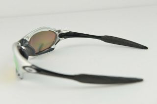 Oakley SPLICE FMJ Silver - Polished Black/Fire Iridium Sunglasses Rare 8
