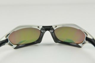 Oakley SPLICE FMJ Silver - Polished Black/Fire Iridium Sunglasses Rare 9