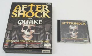 Aftershock For Quake Pc 1996 Head Games Pc Vintage Retro Computer Game