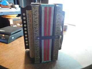 M Hohner Germany Vintage Accodian Squeeze Box