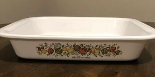 Corning Ware Corelle Vintage Spice Of Life Set Cutting Board Pie Dish Lasagna 5