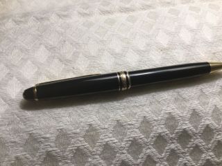 Vintage Montblanc Meisterstuck Gold/black Classic Ball Point Pen With Initials