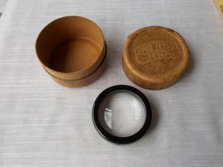 Vintage Carl Zeiss Jena Magnifier Magnifying Glass Loupe Lens