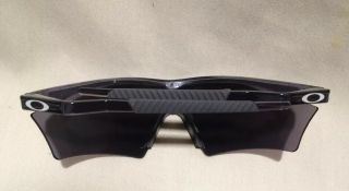 Vintage 80s Oakley Mumbo Sunglasses M Frame Gen1 Crystal Smoke Sport Wrap Cycle 8