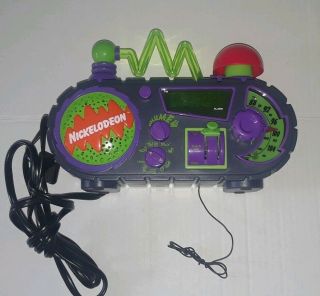Nickelodeon Timeblaster Slime Digital Alarm Clock Radio Vintage 90s