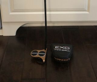 Rare Odyssey Limited Edition Exo Lined 2 Ball Putter 35”