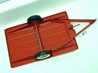 Vintage Tru Scale Tilt Trailer,  Flat Bed,  Farm Implement Toy 7