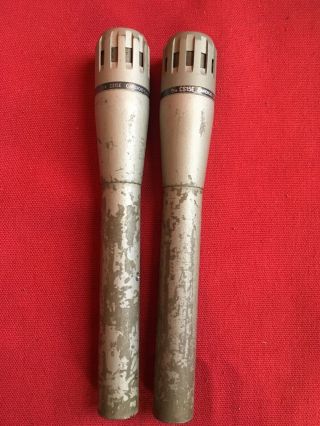Ev Cs15e Cardioid Condenser Microphones Pair,  2 Vintage Mics