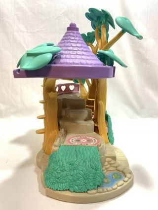 Vtg Fisher Price Hideaway Hollow Home Treehouse w/Furniture Bunny Family Figures 8