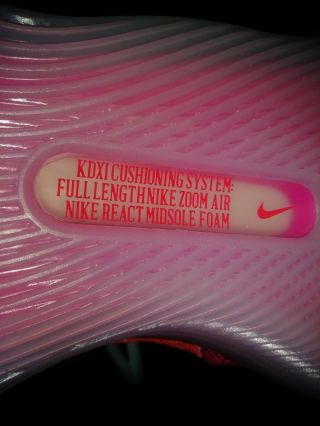 Nike Zoom KD 11 XI Hot Punch Lime Blast Peach Jam EYBL Rare Limited Size 10.  5 5